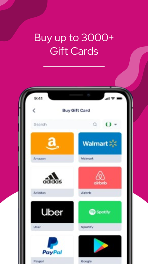 Buy Gift Cards with the TicktapPay app