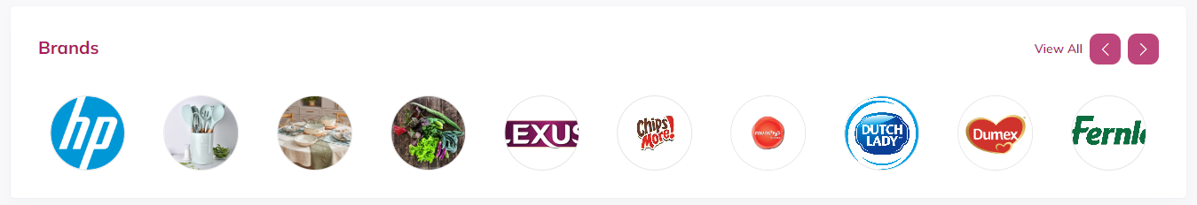Ticktap Shop categories