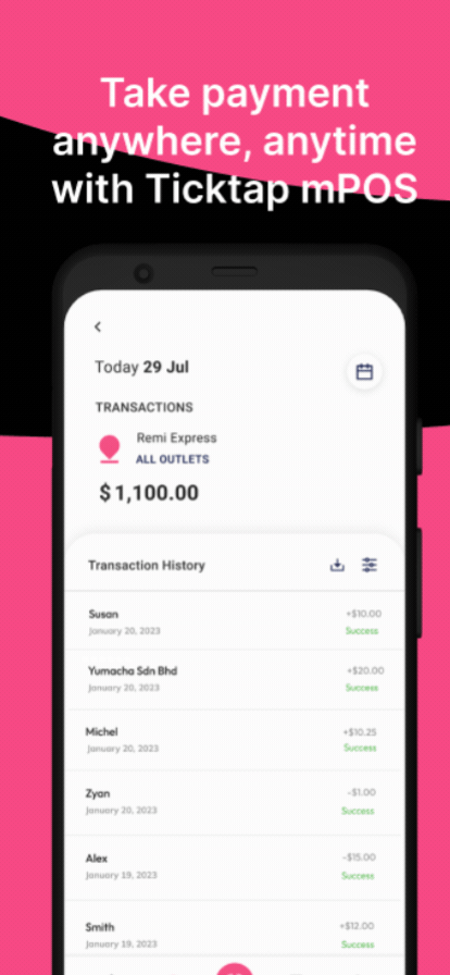 Tap on phone payment